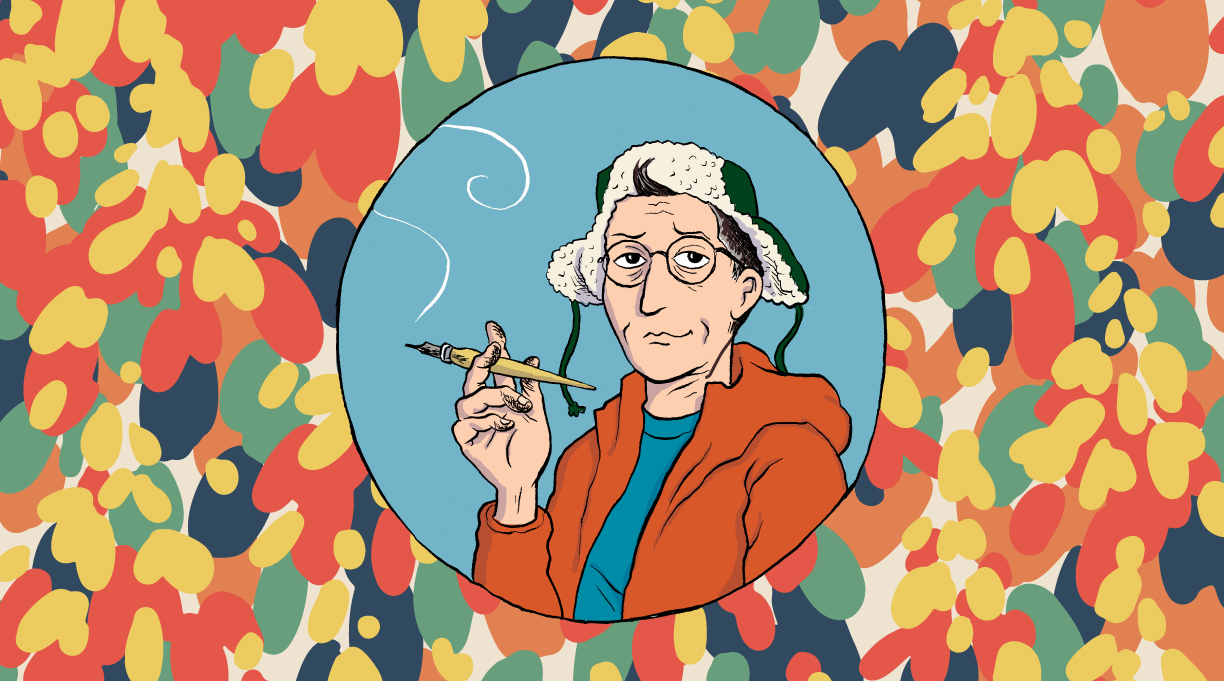 Portrait of the Lesbian Cartoonist at Work