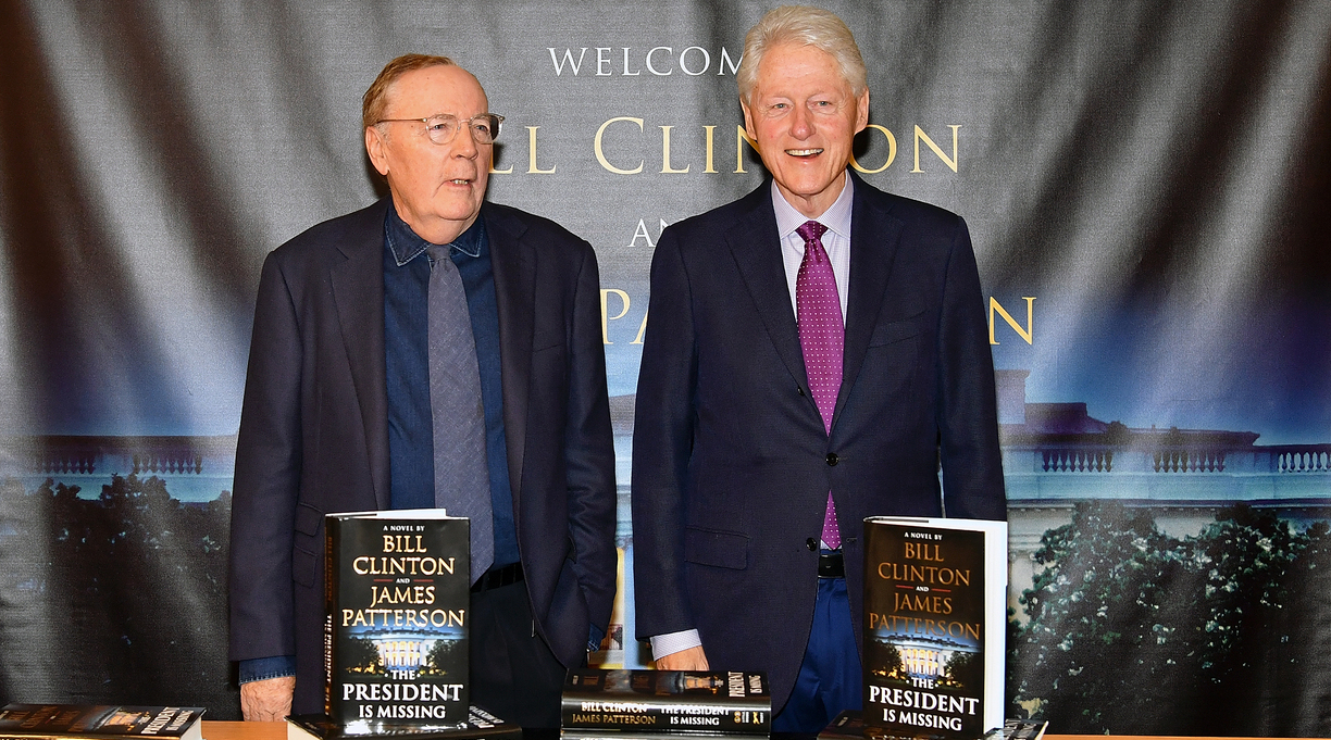 Clinton and Patterson Talk Book on Morning Show